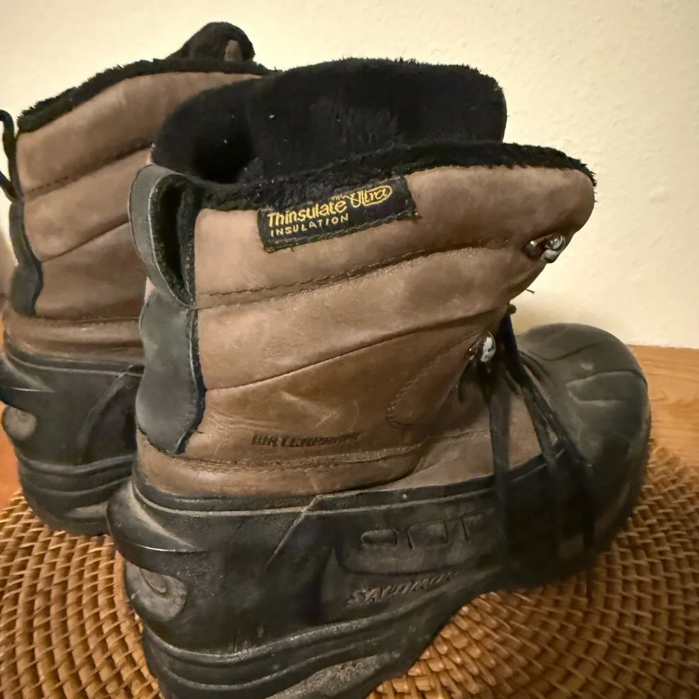 Salomon Brown and Black Winter Hiking Boots‎ Waterproof